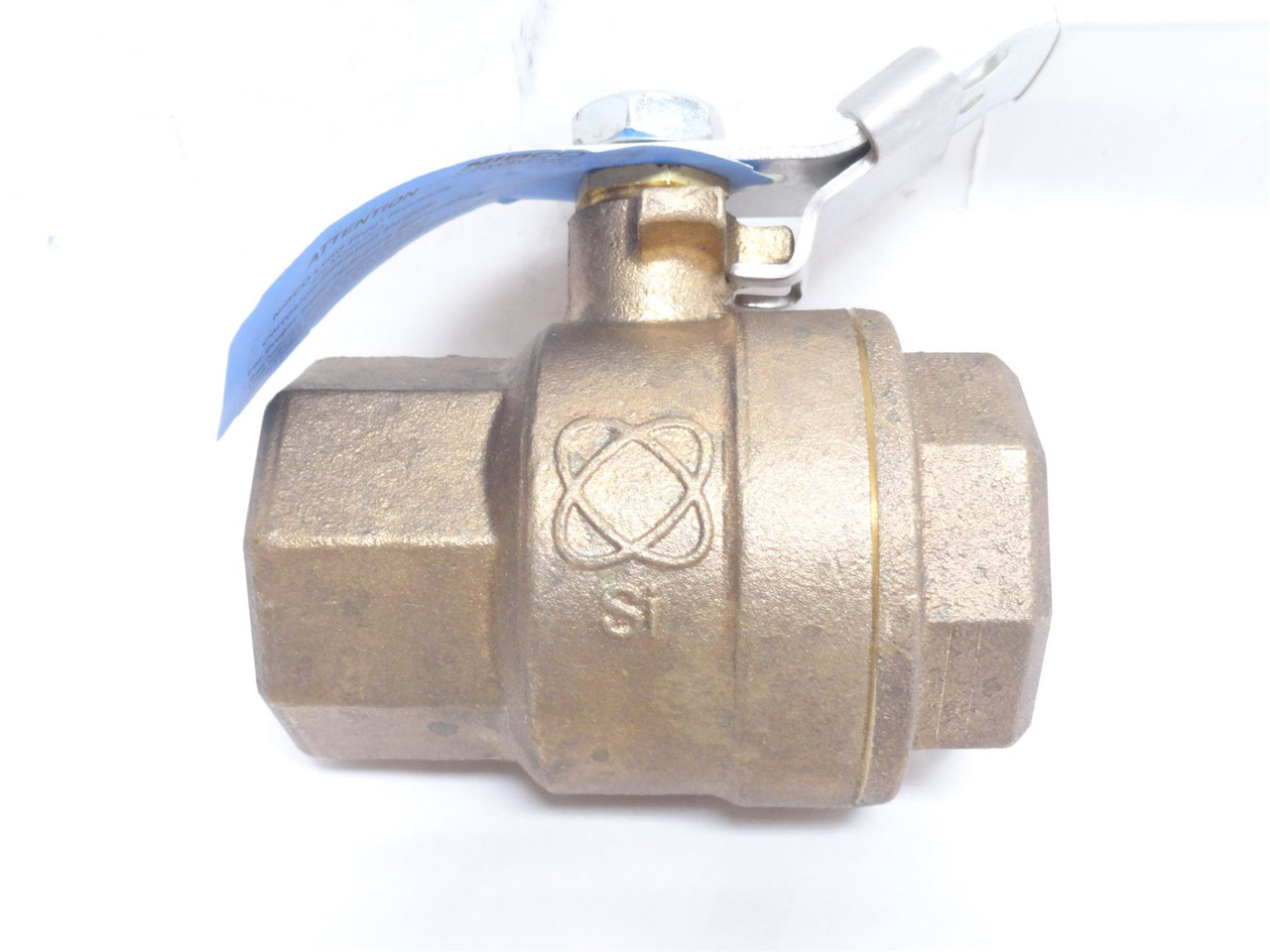 Nibco T-585-80-LF-LL; Lead-Free Bronze Ball Valve; 1-1/2NPT