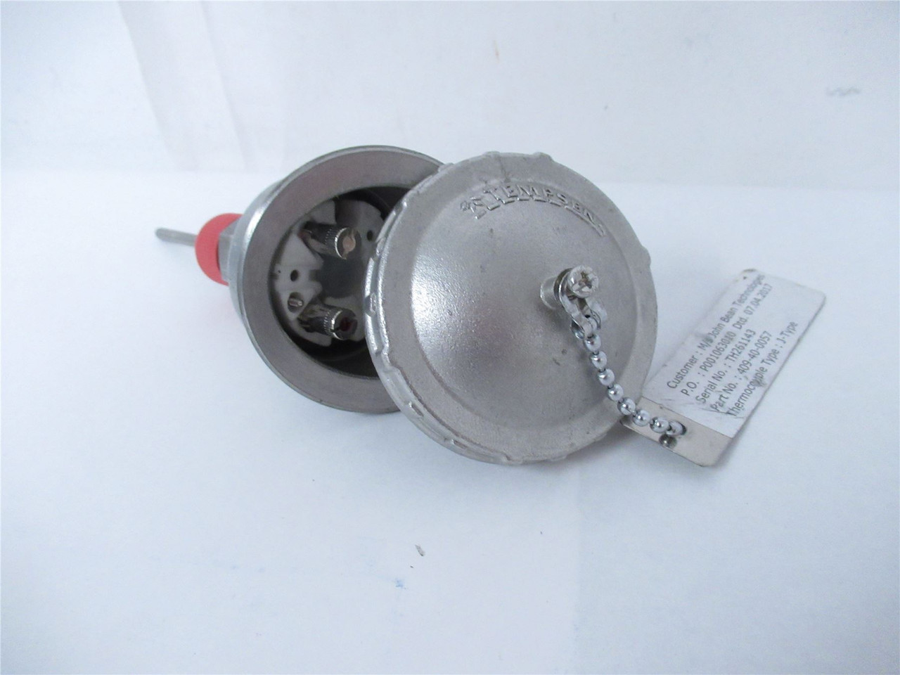 JBT 409-40-0057; Thermocouple Sensor Type J 2" Probe