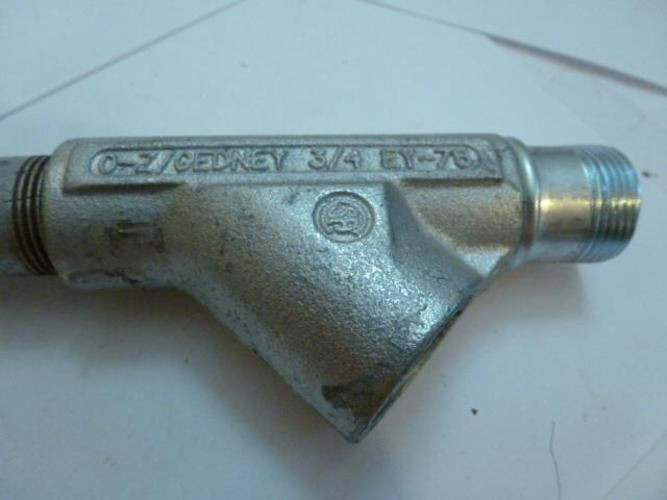 Gedney EY-75; Pipe Conduit 3/4"