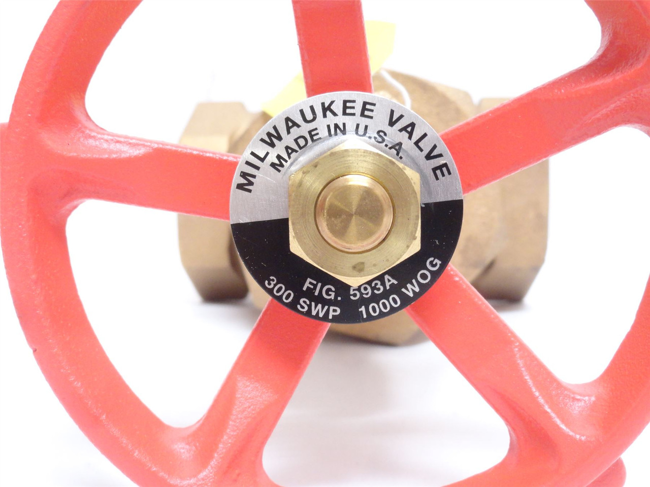Milwaukee M593AK; Bronze Threaded Globe Valve; 2NPT; 1000WOG
