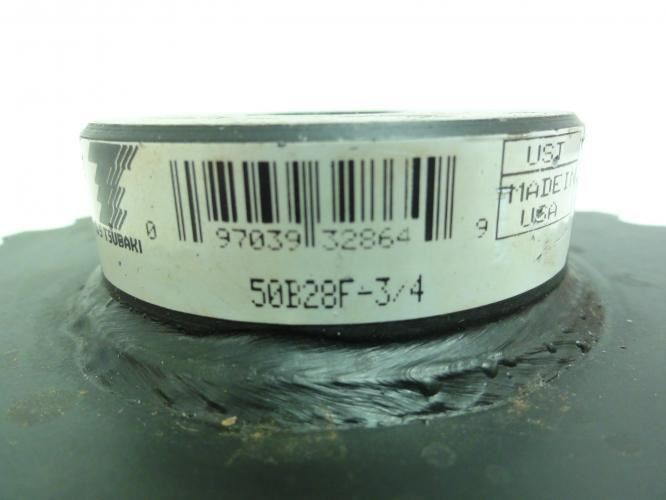 Tsubaki 50B28F-3/4; Sprocket; # 50; 0.75"ID; 28Teeth