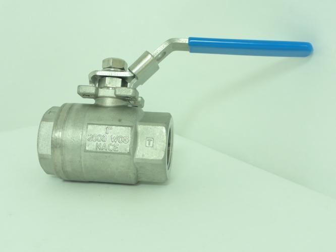 Industry-Std 1WMZ5; Ball Valve 1"NPT; 2000PSI; CF8M