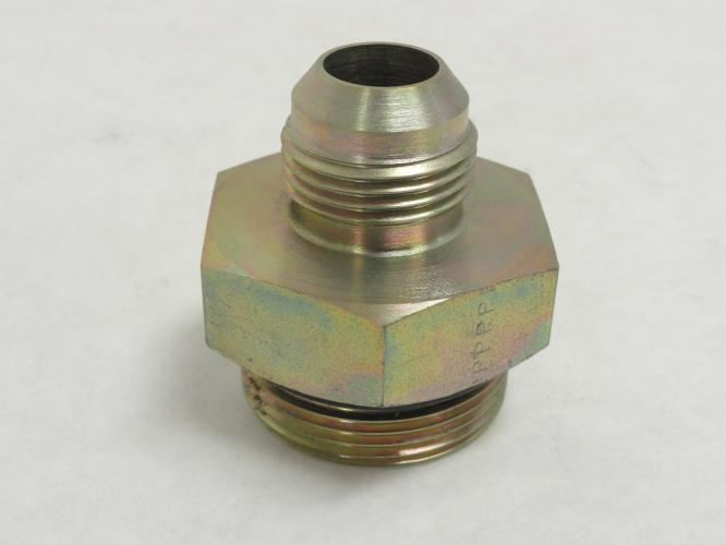 Parker 12-20 F5OX; Hydraulic Adaptor 1-1/4" Boss to 3/4" JIC