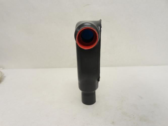T&B LR39-1"; Ocal-Blue PVC Coat Conduit Body; 90Deg; Size: 1"