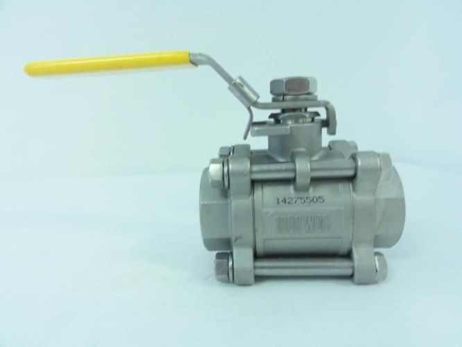 Industry-STD 3CFW6; Ball Valve 3-Piece; 1-1/4" Socket Weld