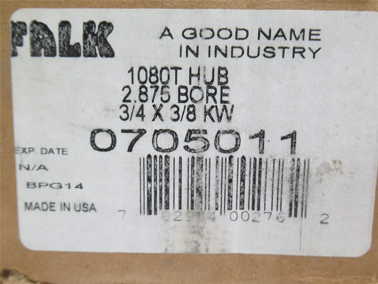 Falk 0705011_; Coupling Hub 1080T; 2-7/8"ID