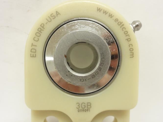 EDT ZY3GB8-5/8; SS Flange Bearing; 5/8"ID; 3-Bolt