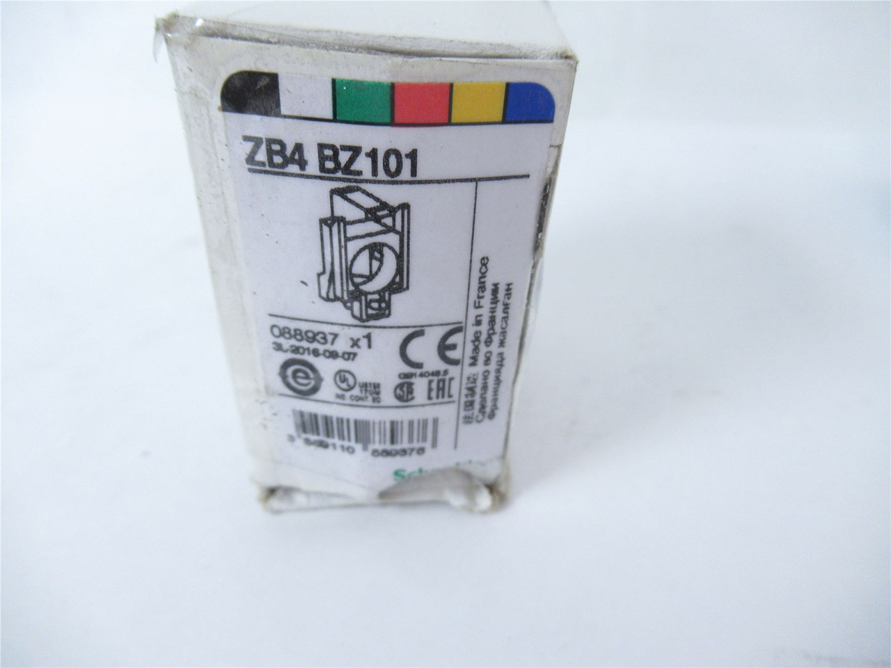 Schneider ZB4-BZ101; Single Contact Block w/Mounting Base 1NO