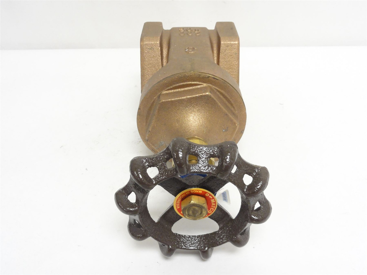 Matco-Norca 514T10; Brass Gate Valve; Size: 3NPT; 200WOG