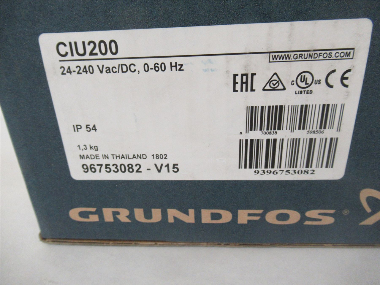 Grundfos 96753082; Communication Interface CIU200; 24-240VAC