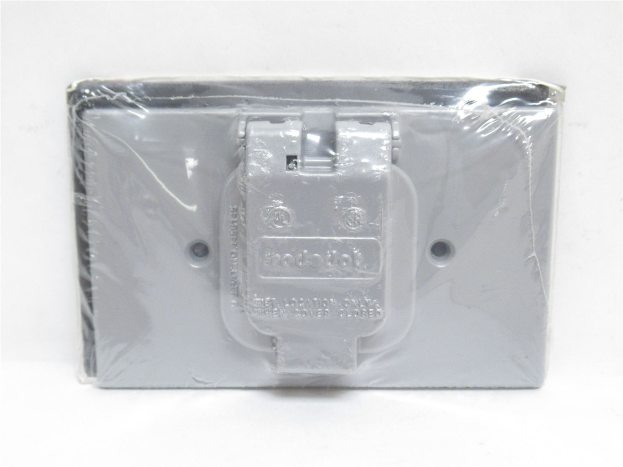 Red Dot WR104-CV; Weatherproof Cover; 1-Gang; Aluminum