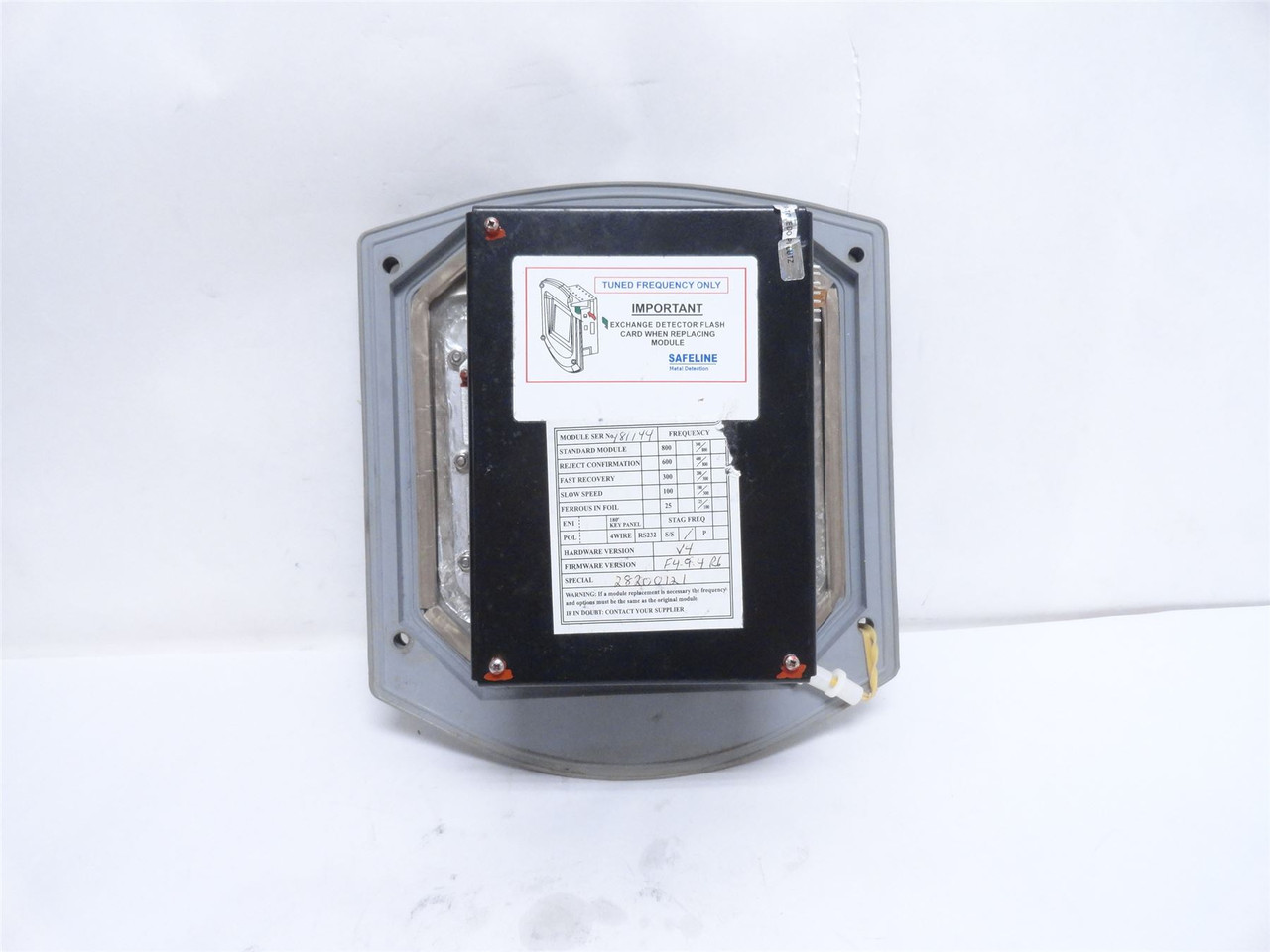 Mettler-Toledo 28200121; Safeline Interface Panel; Mfg-Refurb