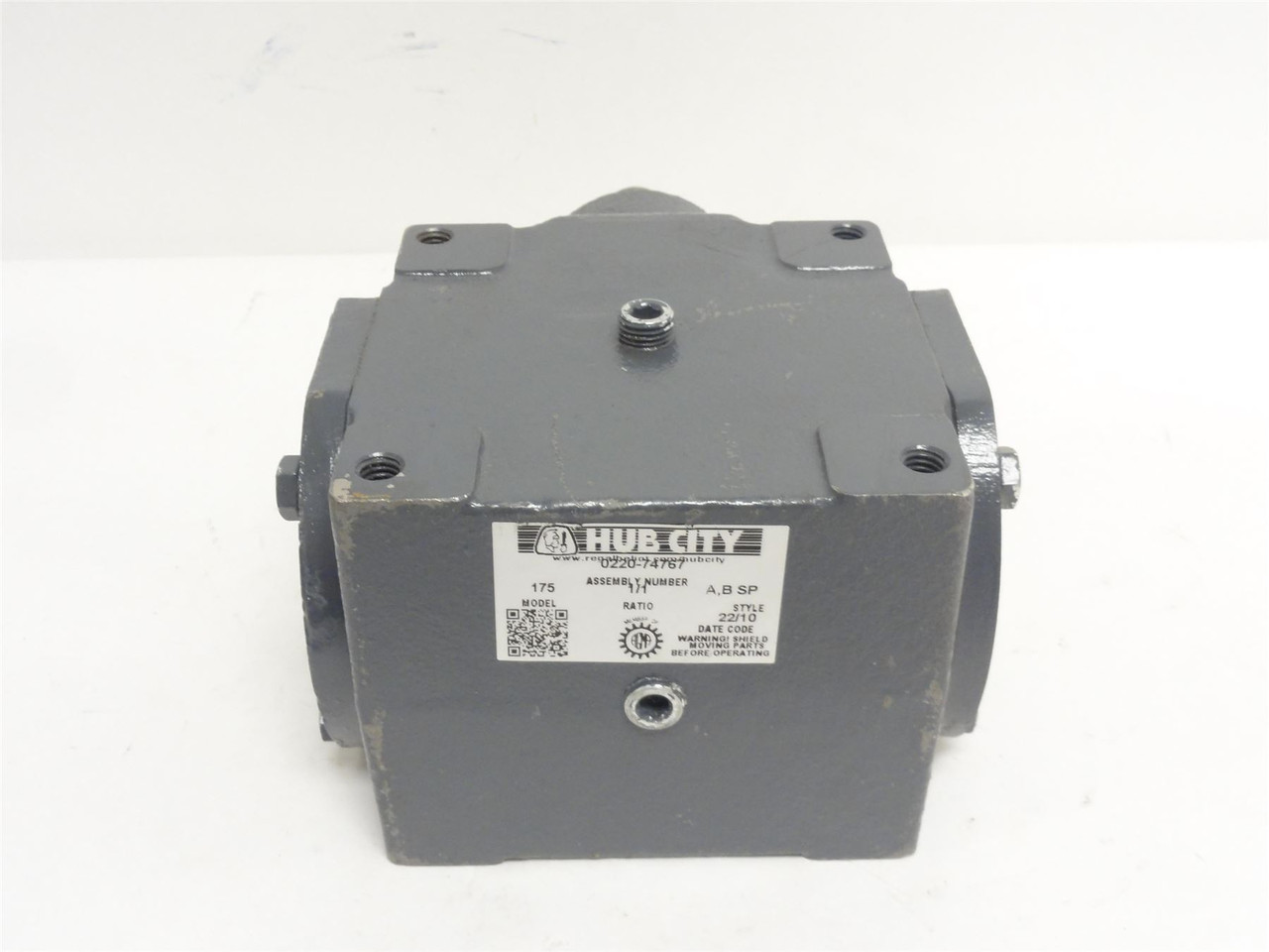 Hub-City 175 1/1 A;B SP 1; Gear Reducer 0220-74767; 1:1 Ratio