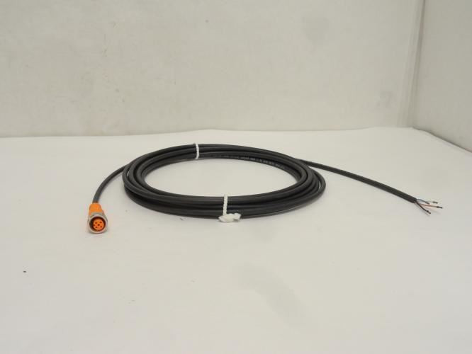 ifm EVC002; Straight Female Cordset; 5-Pin; 250VAC/300VDC