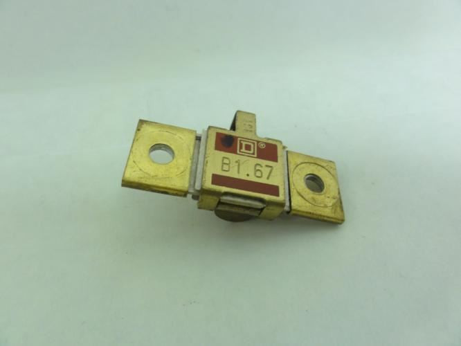 Square D B1.67; Thermal Unit; 1.14 to 1.43 Full Load Amps