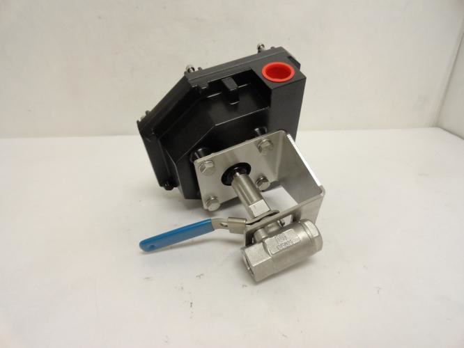 Ansul 428153; Lock Handle Stop Valve; 1/2NPT; SS
