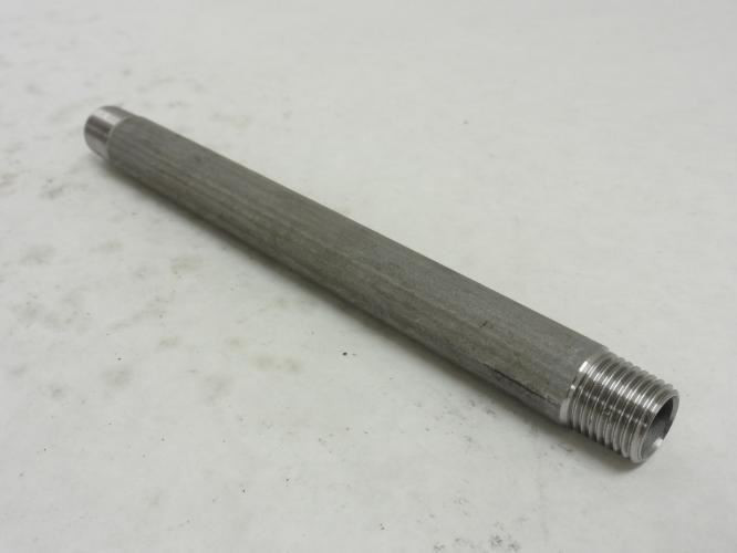 Cantrell 207428; SS Water Pipe 1/4 NPT 6" Long 1/2"ID