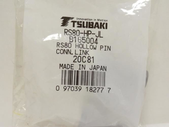 Tsubaki RS80-HP-JL; Hollow Pin Connecting Link # 80; B165004