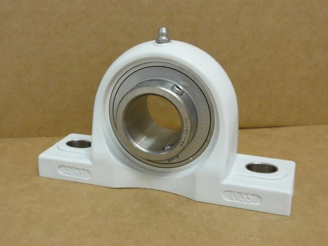 AMI MUCPPL207-22W; Pillow Block Bearing; 1-3/8"ID; 2-Bolt