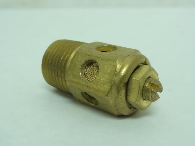Arrow Pneumatics ASP-3SC; Air Muffler; 3/8 MNPT; Brass
