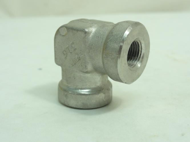 MFG- 2-2 FE-SS; Pipe Elbow; 90Deg; SS-316 1/8 FNPT