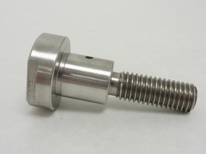 M&M Poultry 59119850; Stainless Short Shaft Idler 1/2-13 Threads