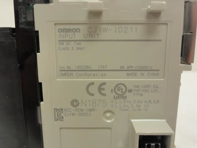 Omron CJ1W-1D211; Programmable Controller; 24VDC; NO DOOR