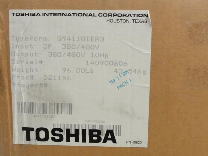 Toshiba Q94110IER3; Transistor Invertor 10Hp; 380/480V; 3Phase