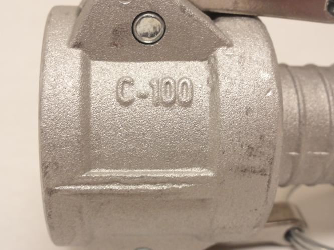 Industry-Std 3LW96A; Aluminum Coupler; Type: C; Size: 1"