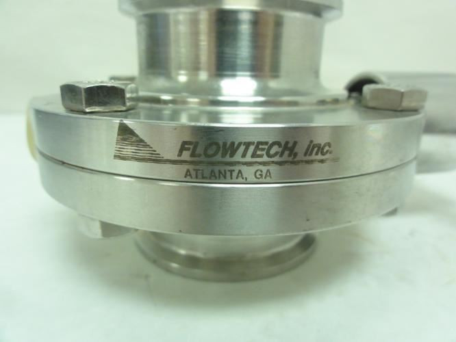 Flowtech 896423-304; Sanitary Butterfly Valve; SS-304; Size: 2"