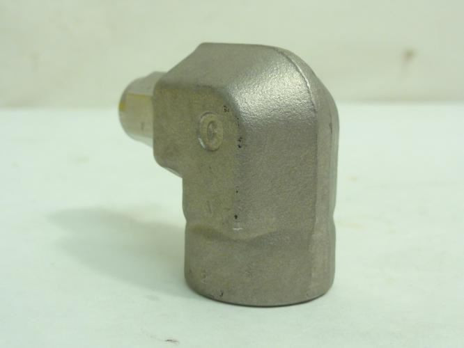 Swagelok SS-810-4-8; Air Elbow SS-316; 90Deg; 1/4" Tube;1/2 FNPT