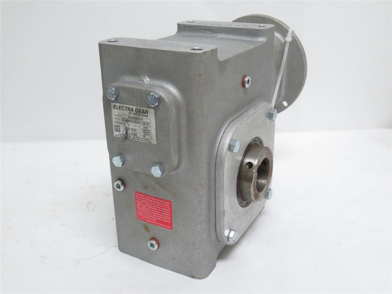 Grove Gear EL-HM832-50-H1-140-27; Gear Reducer; 50:1 Ratio