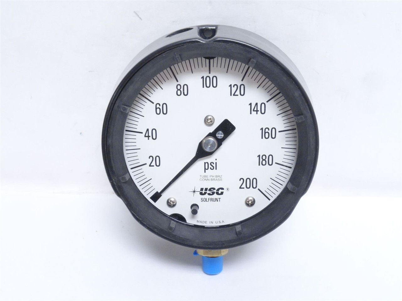 Ametek 175011; Pressure Gauge 1980L; 0-200PSI; No Plug