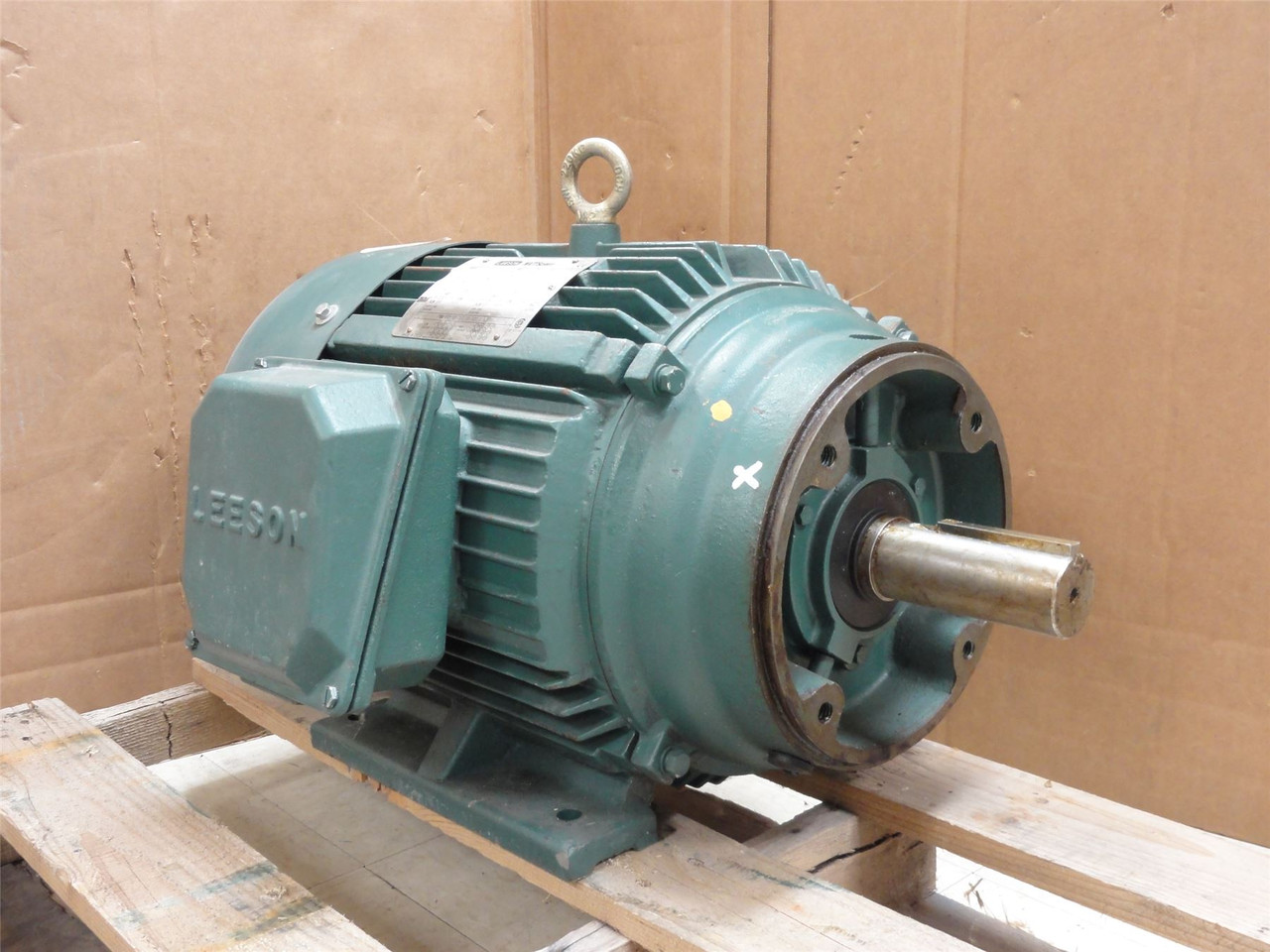 Leeson 171586.6; Motor; 15HP; 230/460VAC; 3550RPM; 3PH