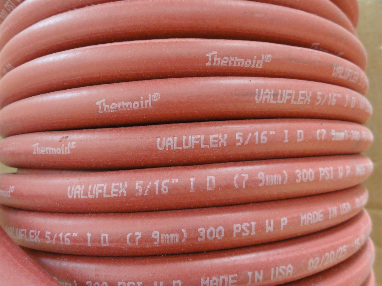 Thermoid 114505400; Air/Water Hose Roll-300' 5/16"IDx0.58"OD