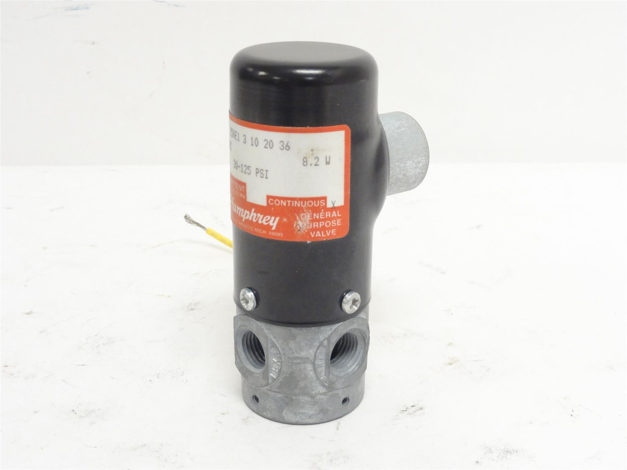 Humphrey 250E13102036; Directional Control Valve 30-125PSI