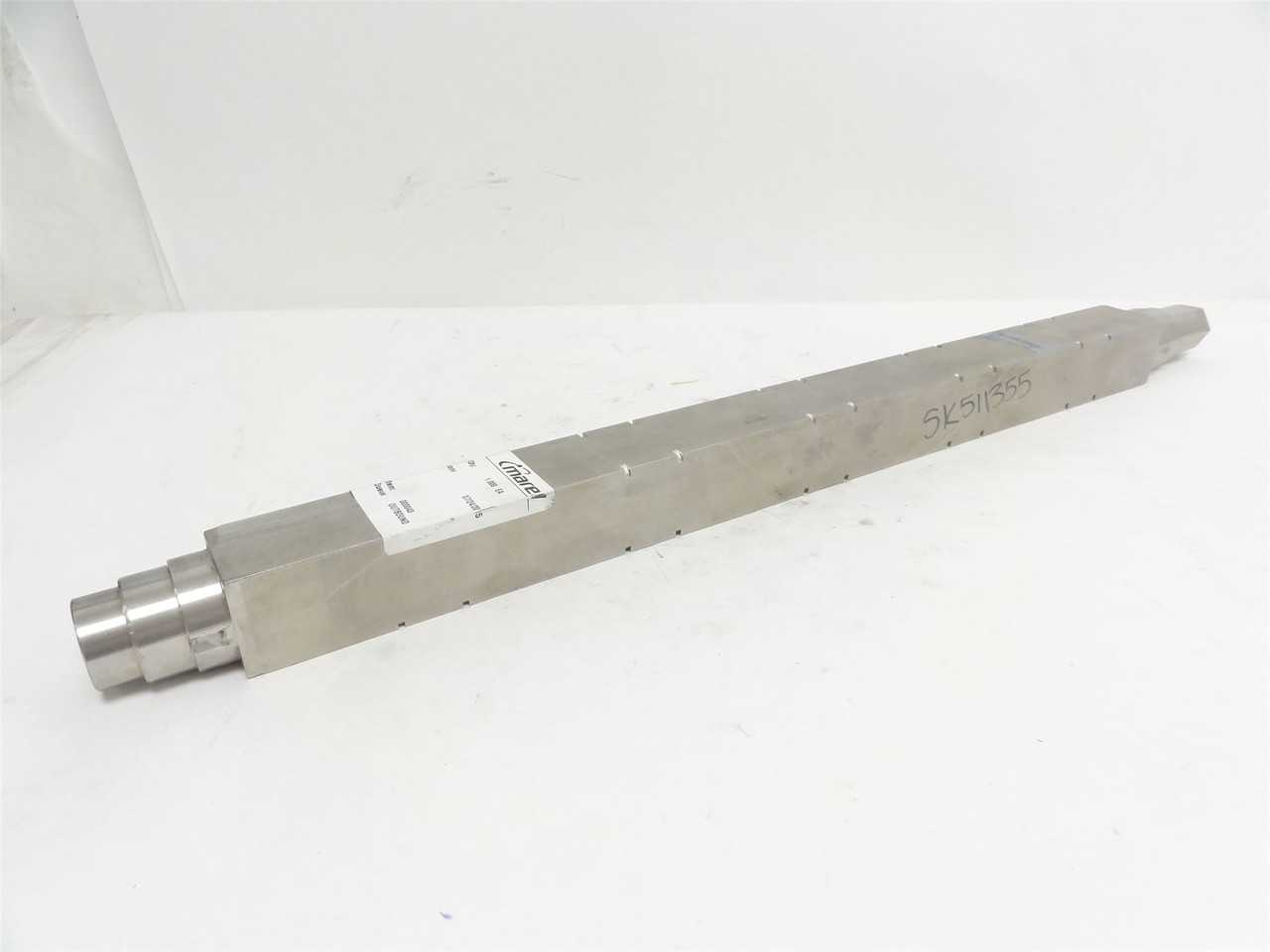 Marel 9739430; Exit Conveyor Drive Roller; SS; 23-7/8" Long