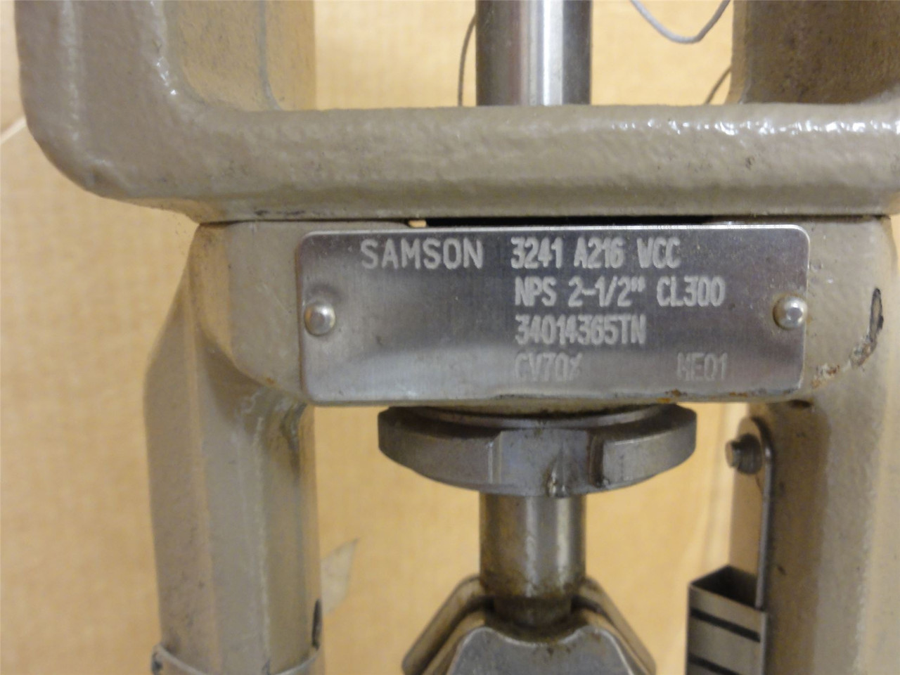 Samson 3241A216WCC; Modular Globe Control Valve; 2-1/2"NPS