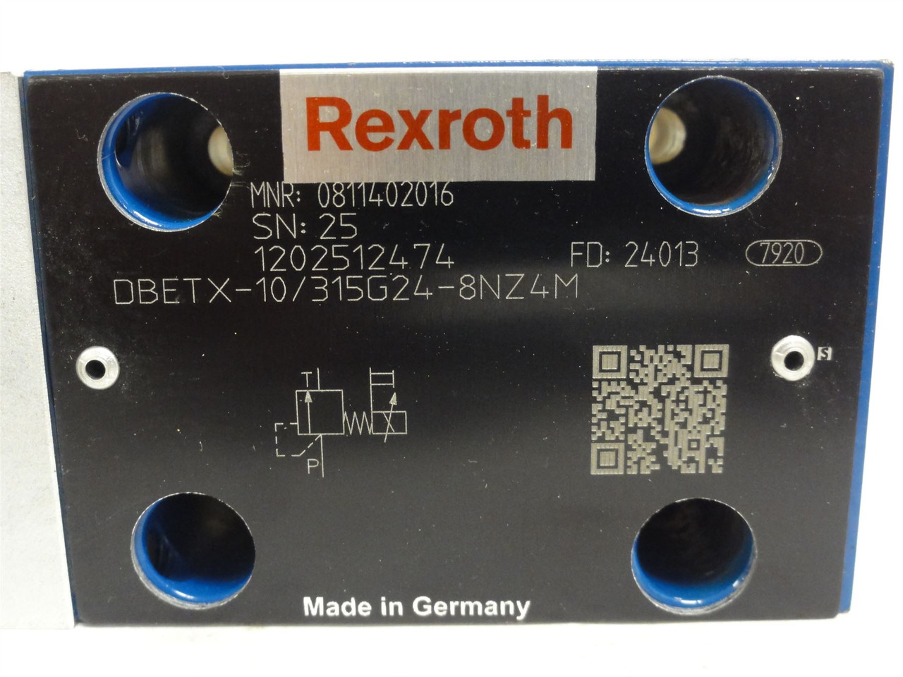 Rexroth DBETX-10/315G24-8NZ4M; Proportional Valve; 24VDC; 0.8