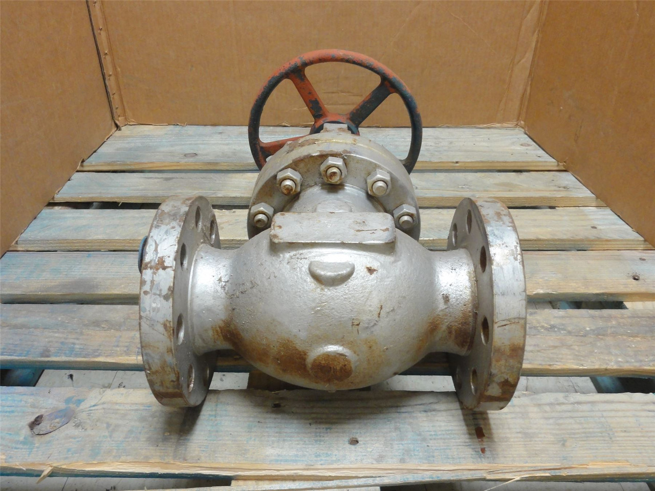 Sharpe 45314; Carbon Steel Globe Valve; 2-1/2" Flange