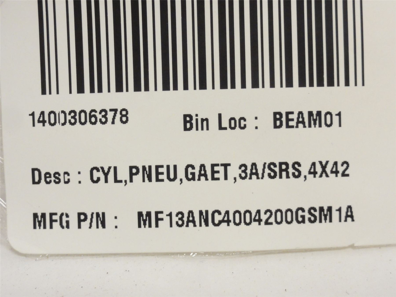 Hanna Cylinders MF13ANC4004200GSM1A; Air Cylinder 4"ID 42" Stk