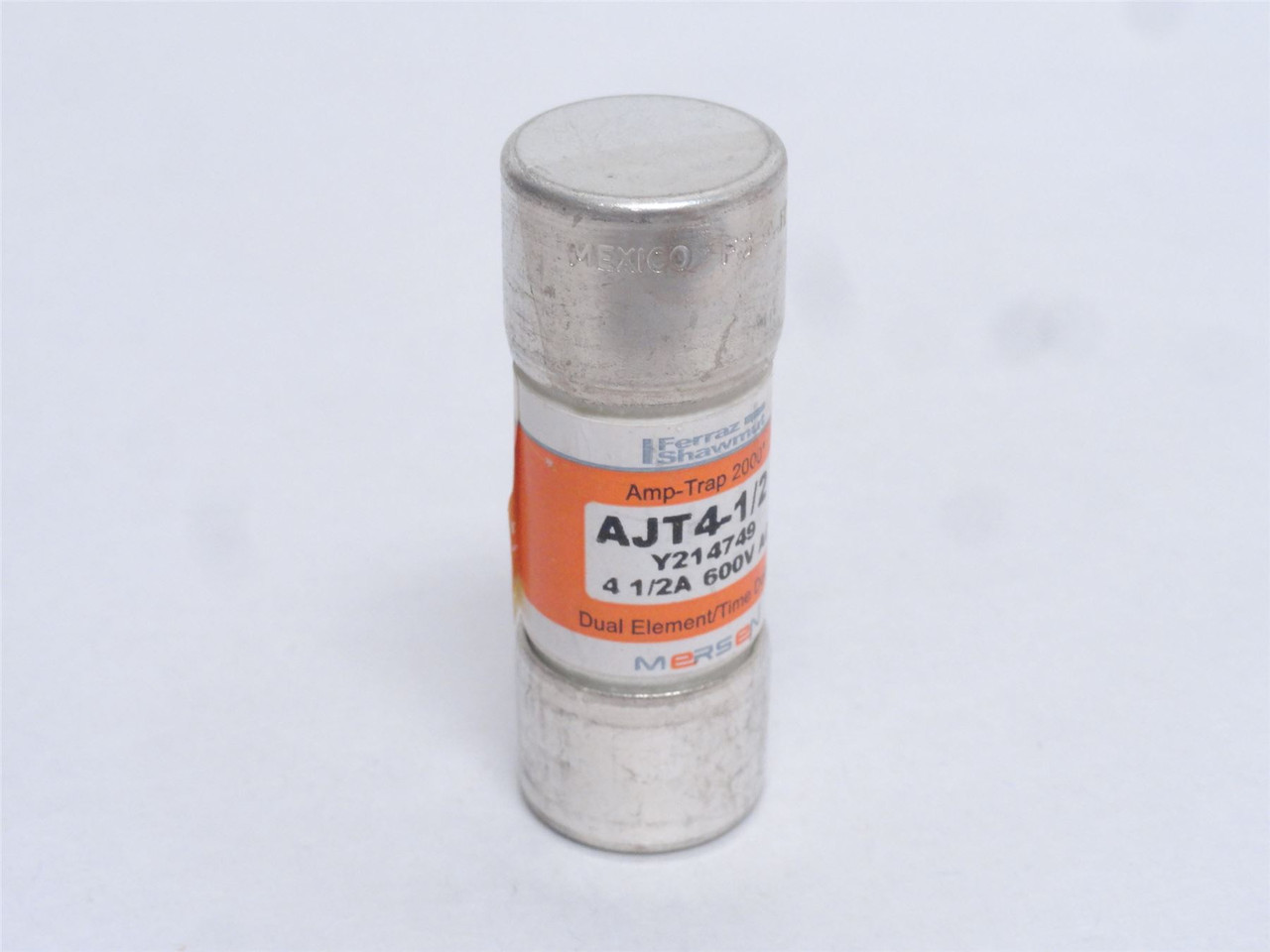 Ferraz-Shawmut AJT4-1/2; Time Delay Fuse 4-1/2A; 600VAC/500VDC