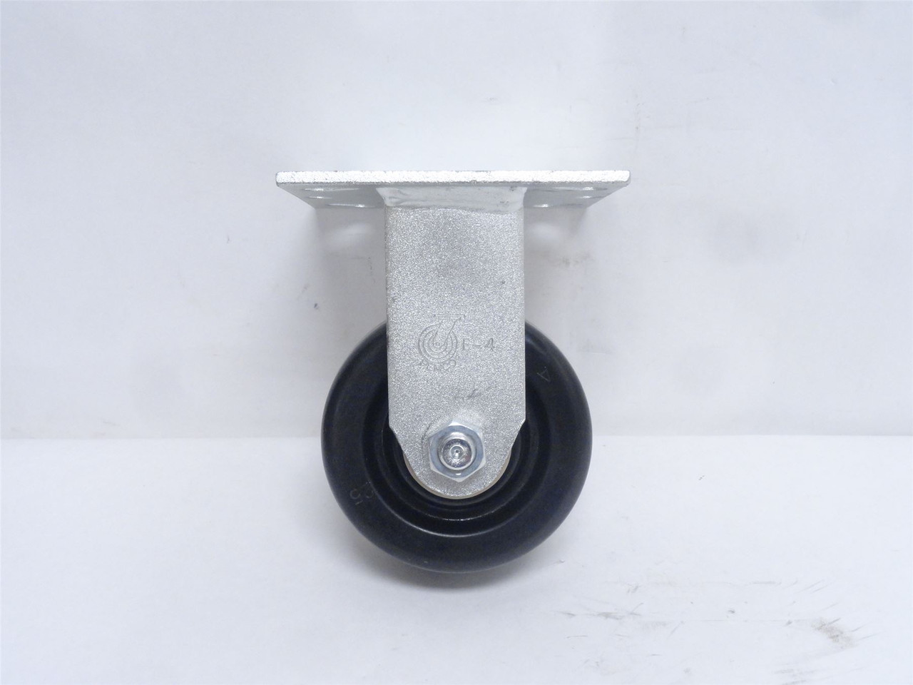 MHS Castor R282RPH; Rigid Caster 4"x 2" Phenolic Wheel