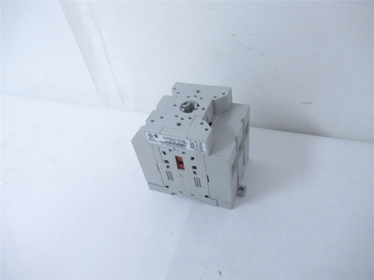 Sprecher+Schuh LE7-80-1753; Disconnect Switch 600V 100A Panel