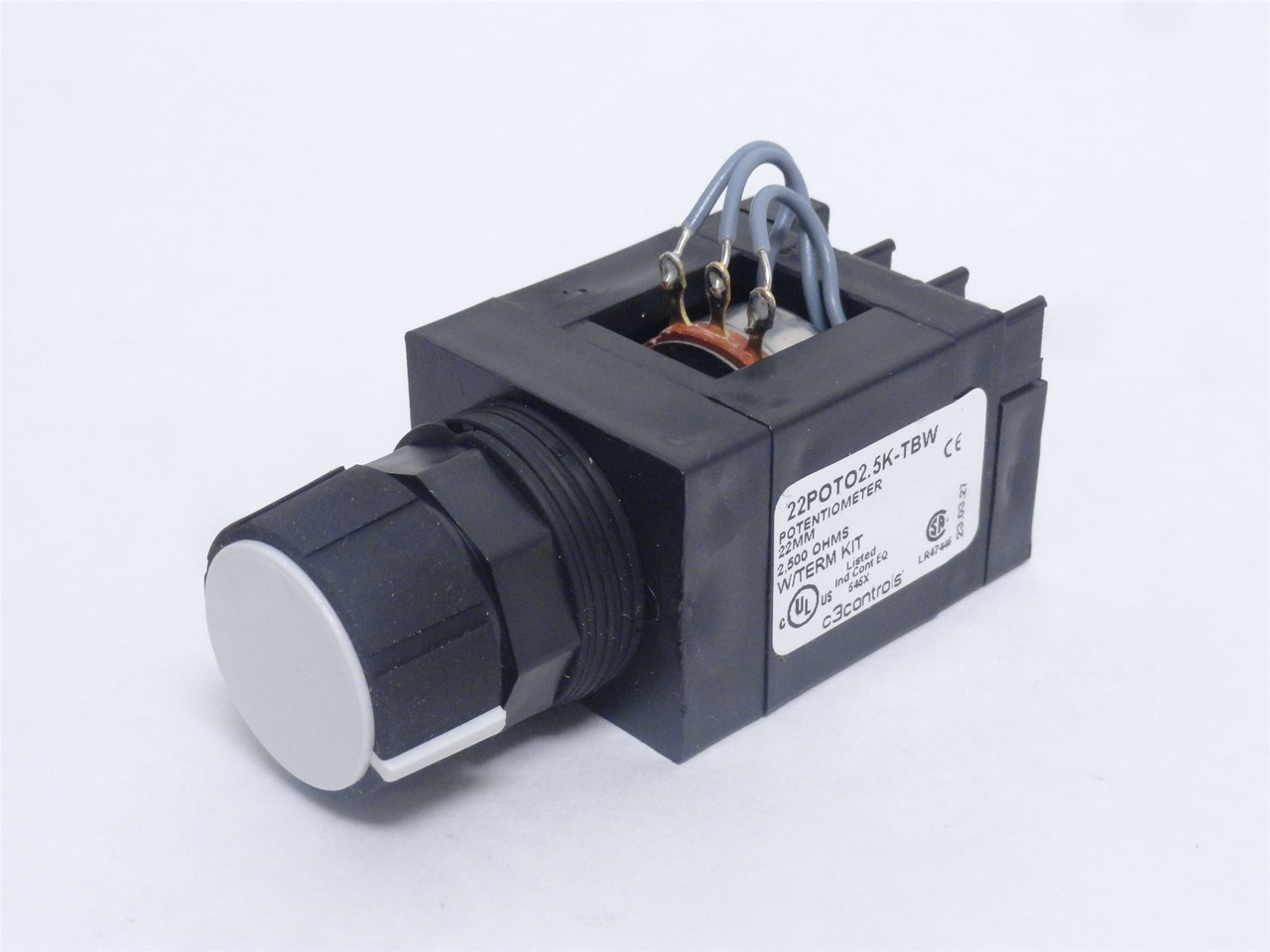 C3 Controls 22POTO2.5K-TBW; Potentiometer Term Kit; 2500 OHMS