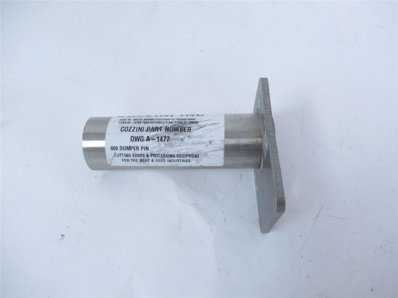 Cozzini DWGA1477; Dumper Pin 600 SS