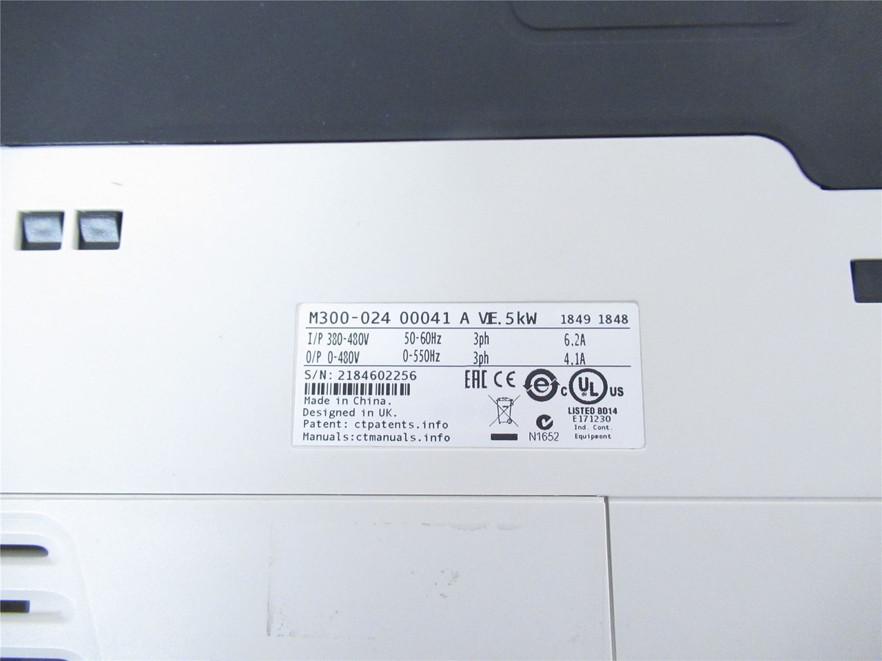 Vemag M300-024 0041 A101 00 K0040; AC Drive 2HP 450VAC 4.1A