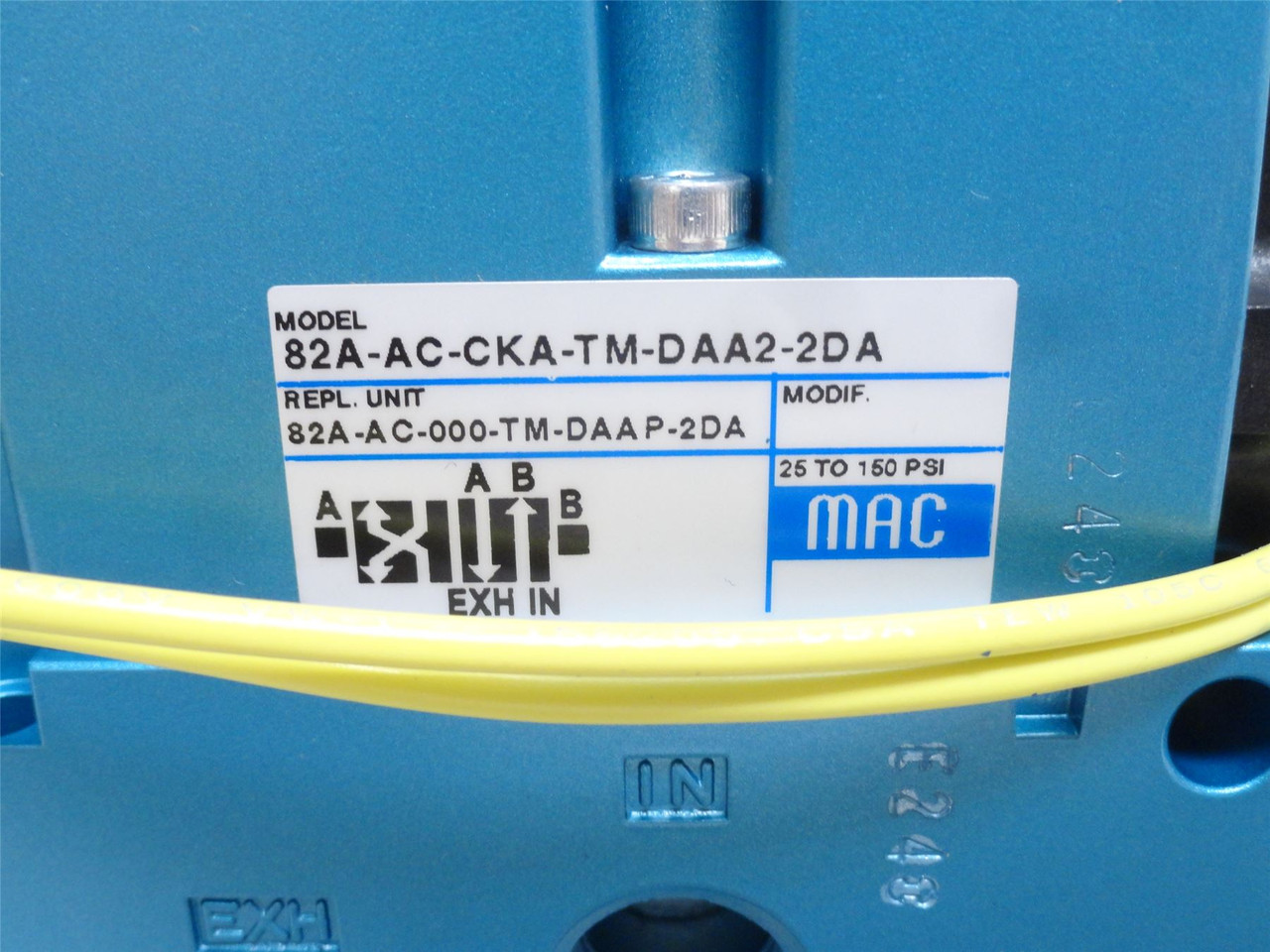 MAC 82A-AC-CKA-TM-DAA2-2DA; Solenoid Valve 25-150PSI 110/120V