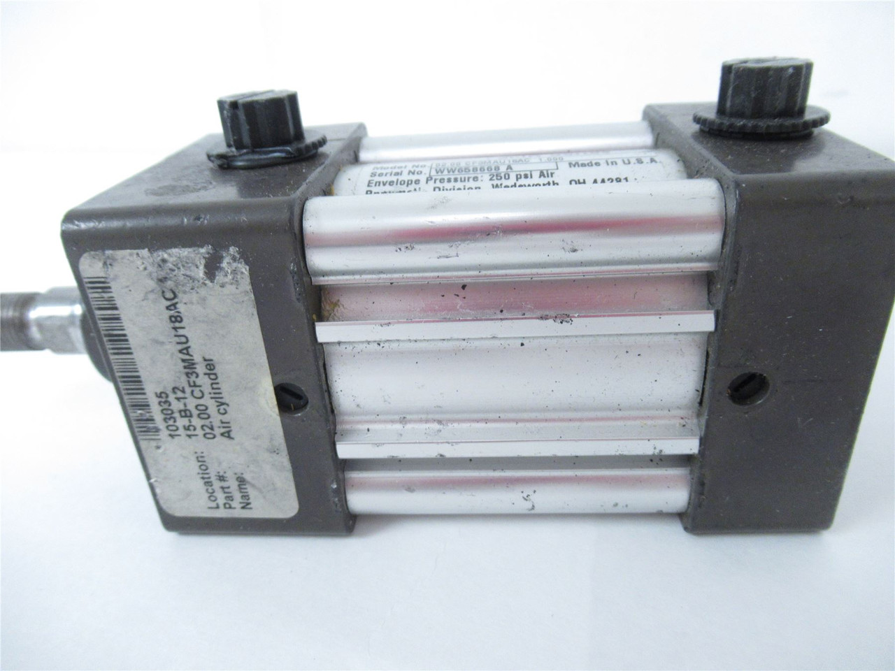 Parker 02.00 CF3MAU18AC1.00; Cylinder 2"ID 1" Stroke; 250 PSI