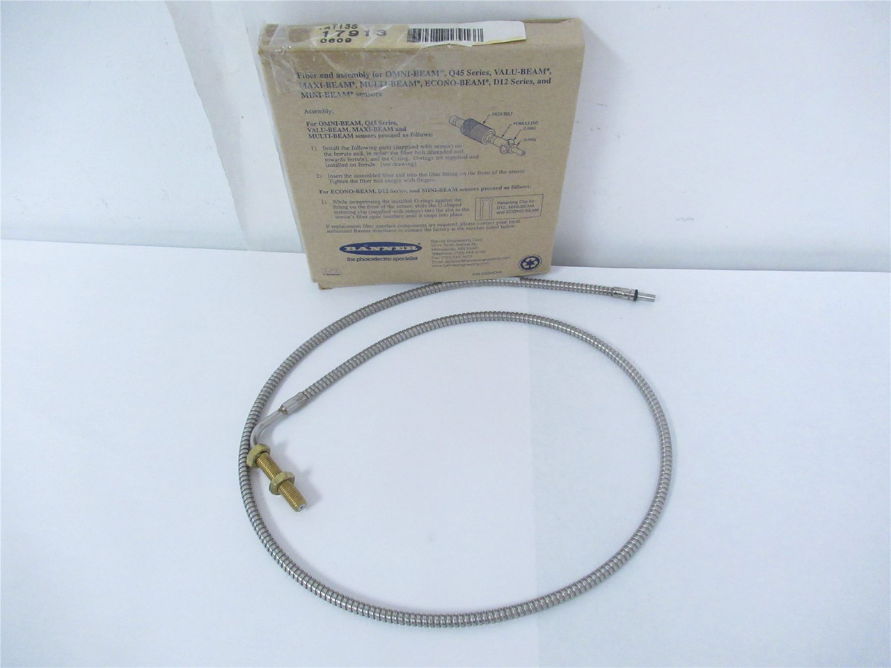 Banner 17913; Fiber End Assembly for Omni Beam